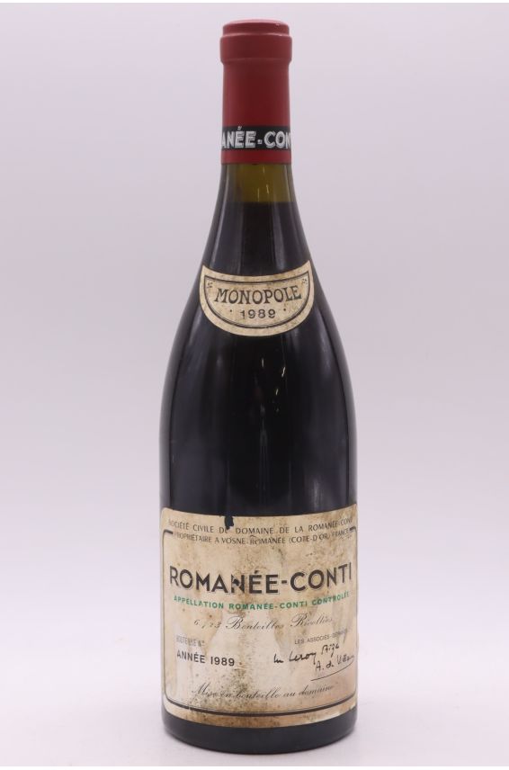 Romanée Conti 1989 - PROMO -5% !