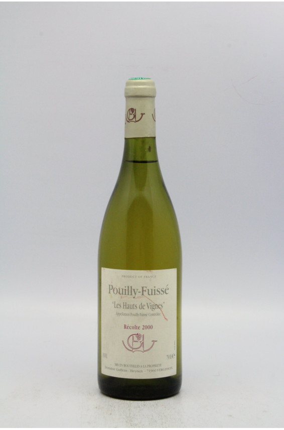 Guffens Heynen Pouilly Fuissé Haut de vignes 2000