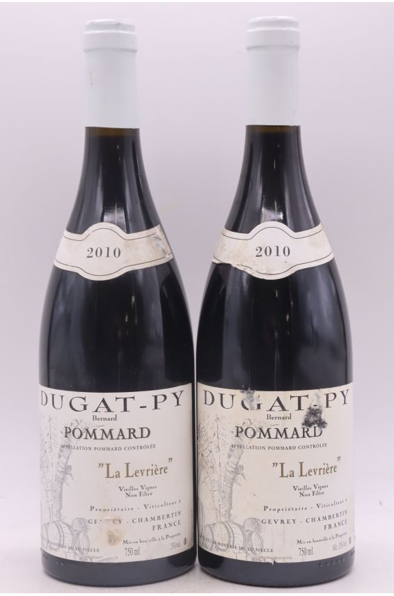 Dugat Py Pommard La Levrière Vieilles Vignes 2010 -5% DISCOUNT !