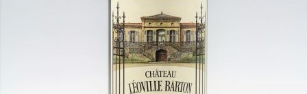 La photo montre une bouteille du grand vin du chateau leoville barton à saint julien à Bordeaux