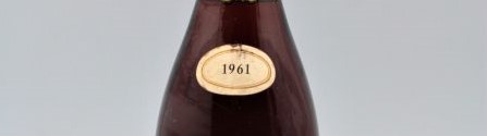 the picture shows a bottle of the 1961 vintage