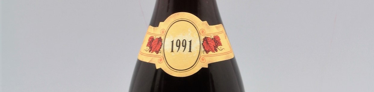the picture shows a bottle of the 1991 vintage