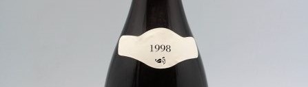 the picture shows a bottle of the 1998 vintage